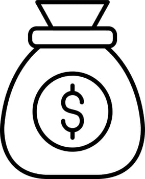 Money Bag Vector Icon
