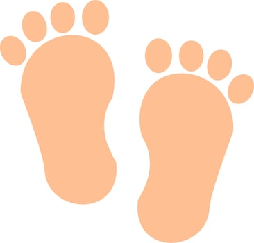 Footprint Vector Icon