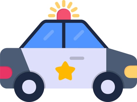 Police Car Vector Icon