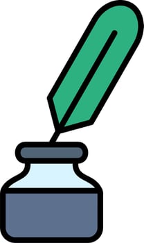 Inkwell Vector Icon