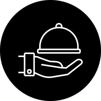 Room Service Vector Icon