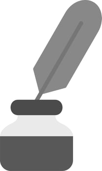 Inkwell Vector Icon