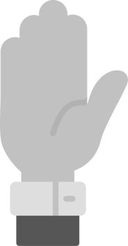 Hands Up Vector Icon