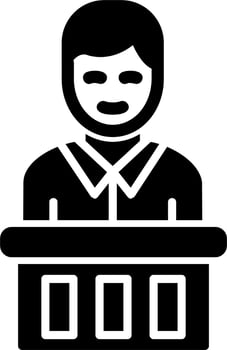 Witness Vector Icon
