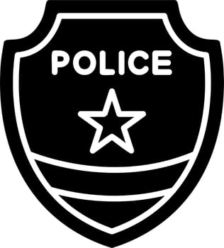 Police Badge Vector Icon