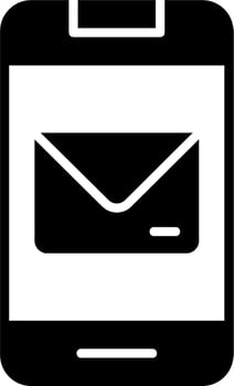 Phone Email Vector Icon