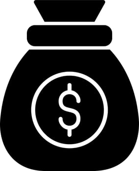 Money Bag Vector Icon