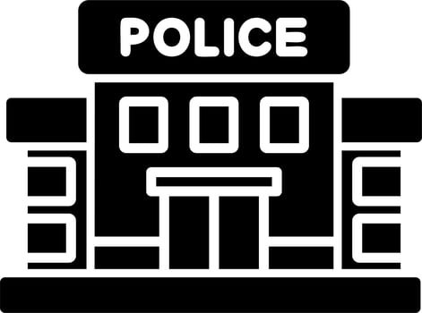 Police Station Vector Icon