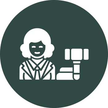 Judge Vector Icon