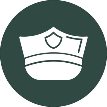 Police Cap Vector Icon