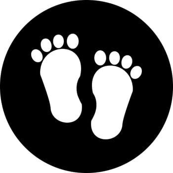 Footprint Vector Icon
