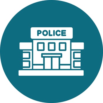 Police Station Vector Icon