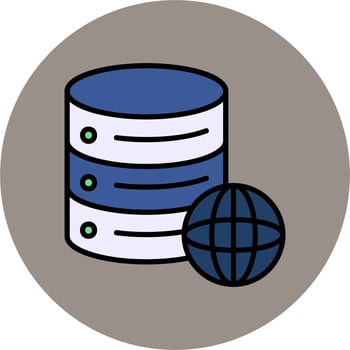 Cloud Data Vector Icon