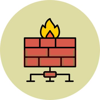 Firewall Vector Icon
