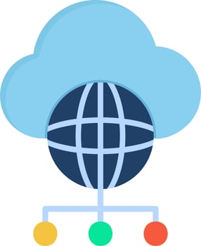 Cloud Computing Vector Icon