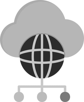 Cloud Computing Vector Icon