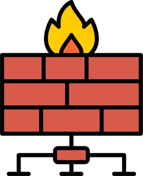 Firewall Vector Icon