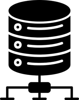 Database Storage Vector Icon