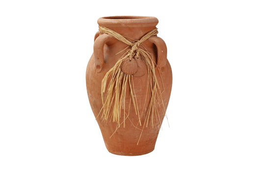 Brown vase isolated on a transparent background png