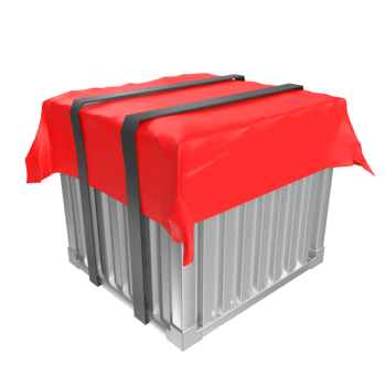 Container isolated on transparent png