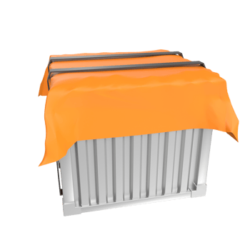 Container isolated on transparent png