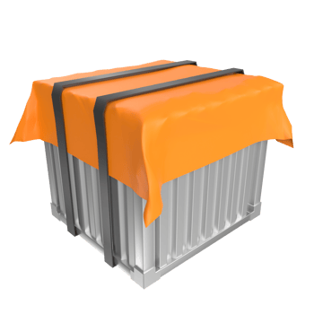 Container isolated on transparent png