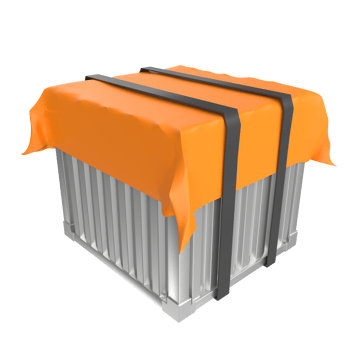 Container isolated on transparent png