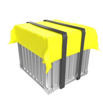 Container isolated on transparent png