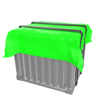 Container isolated on transparent png