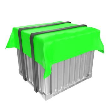 Container isolated on transparent png