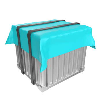 Container isolated on transparent png