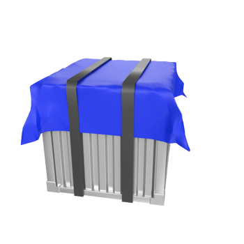 Container isolated on transparent png