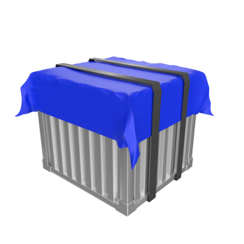 Container isolated on transparent png