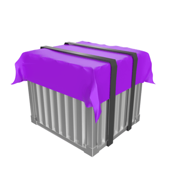 Container isolated on transparent png
