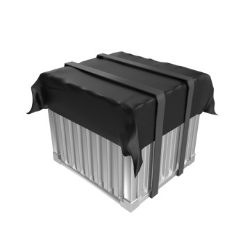 Container isolated on transparent png