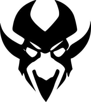 black and white illustration of a dragon vector