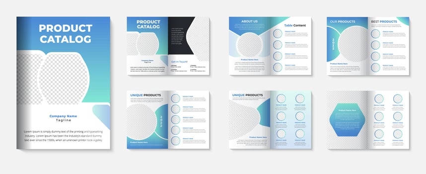 catalog design with  furniture catalogue template for business brochure pro download vector