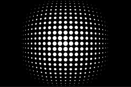 Halftone texture with dots. Vector. Modern background for poster, website, web page, business card, postcard, interior design. Punk, pop, grunge in vintage style. Minimalism vector