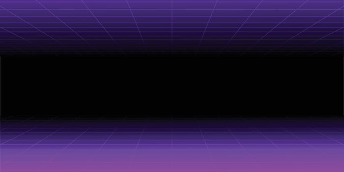 Disco floor in retro futuristic background vector