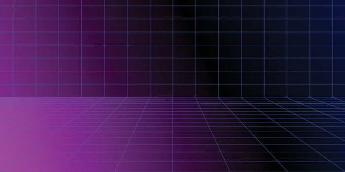 Retro neon futuristic for background design vector