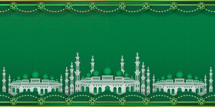 Islamic ornament template for background, banner, poster, cover design, social media feed, stories. Ramadan Kareem and eid mubarak 2023 concept vector