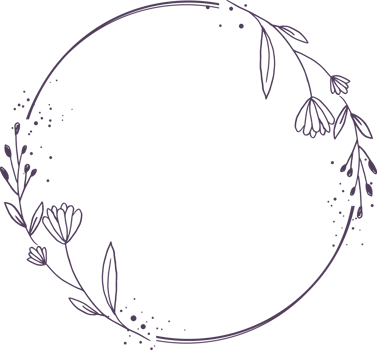 Minimalist floral frame with hand drawn leaf and shape simple floral border png