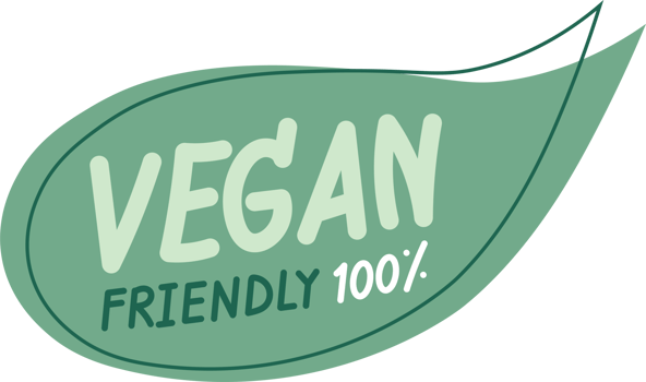 Vegan product label. png