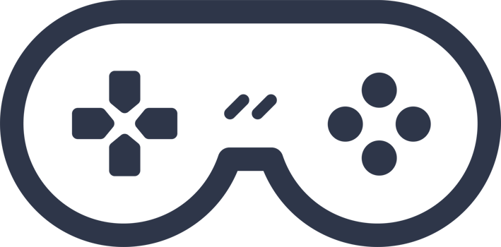 Joystick icon in black colors. Controller signs illustration. png