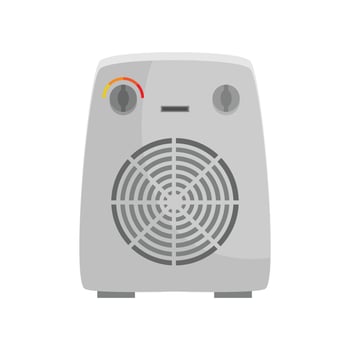 room heater cartoon vector illustration