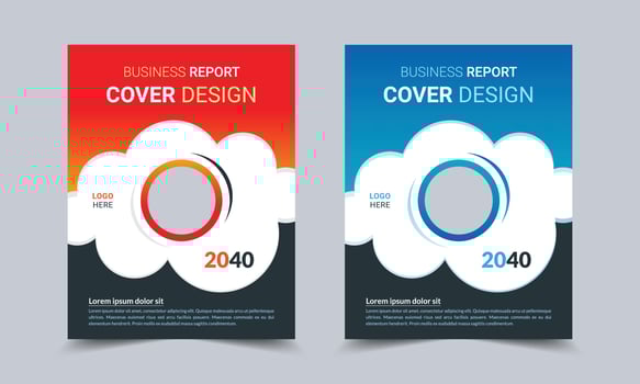 Corporate Business Book Cover Design Template. Can be used for Brochures, Annual reports, flyers, Leaflet, magazines, Posters, Business presentations, portfolios, banners, and Websites. vector