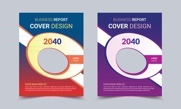 Corporate Business Book Cover Design Template. Can be used for Brochures, Annual reports, flyers, Leaflet, magazines, Posters, Business presentations, portfolios, banners, and Websites. vector