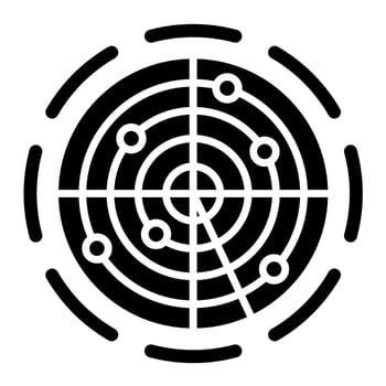 Radar vector icon