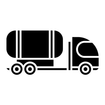 Oil Tanker vector icon