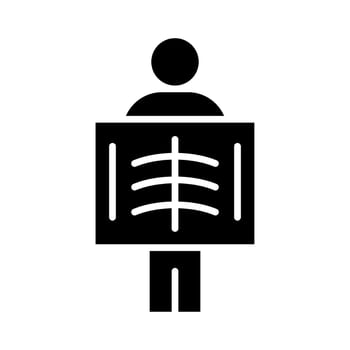 Man X ray vector icon